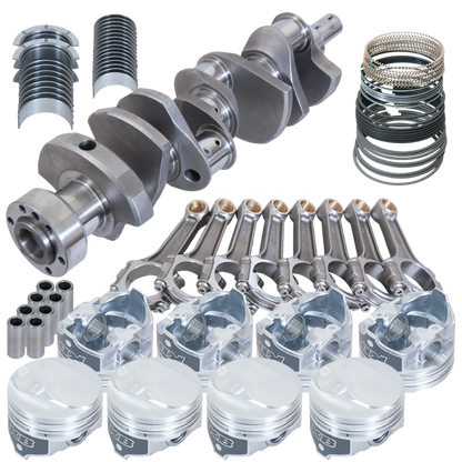 Eagle Chevy 454 1Pc 4.000in Crank 6.135in I-Beam Rods 12cc Dome 4.280in Pistons Rotating Assembly
