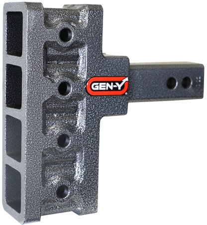 GEN-Y Hitch Gen-Y Mega Duty 2in Shank 5in Offset Drop 1.5K TW 10K (Hitch Only)