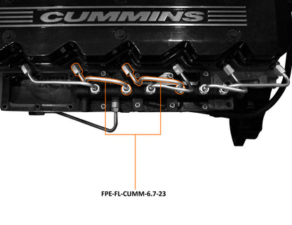 Fleece Performance 07.5-18 Dodge Ram 2500/3500 6.7L Cummins Fuel Injection Line (2 & 3)