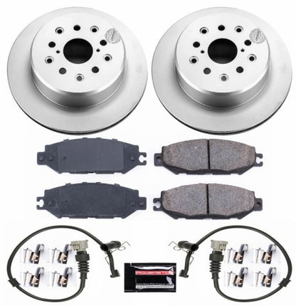 PowerStop Power Stop 95-00 Lexus LS400 Rear Z17 Evolution Geomet Coated Brake Kit