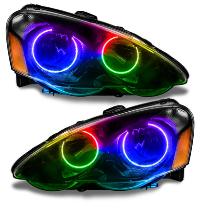 ORACLE Lighting Oracle Acura RSX 02-04 Halo Kit - ColorSHIFT w/ Simple Controller
