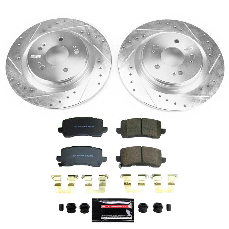 PowerStop Power Stop 21-22 Honda Odyssey Rear Z23 Evolution Brake Kit