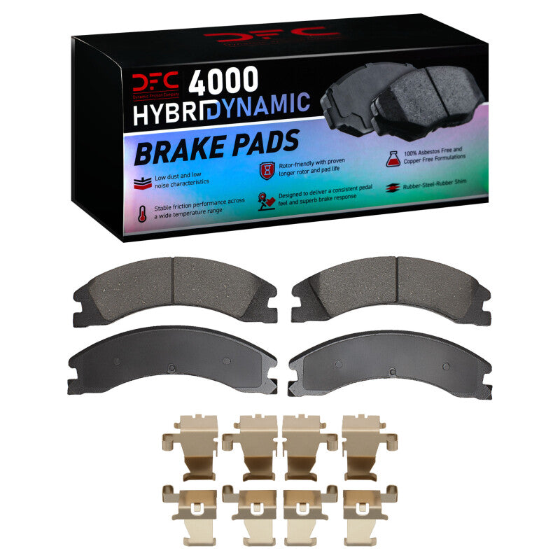 DFC 08-25 Ford E-450 Super Duty Rear 4000 HybriDynamic Brake Pads and Hardware Kit