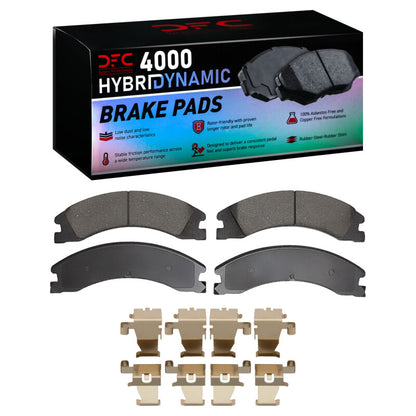 DFC 08-25 Ford E-450 Super Duty Rear 4000 HybriDynamic Brake Pads and Hardware Kit