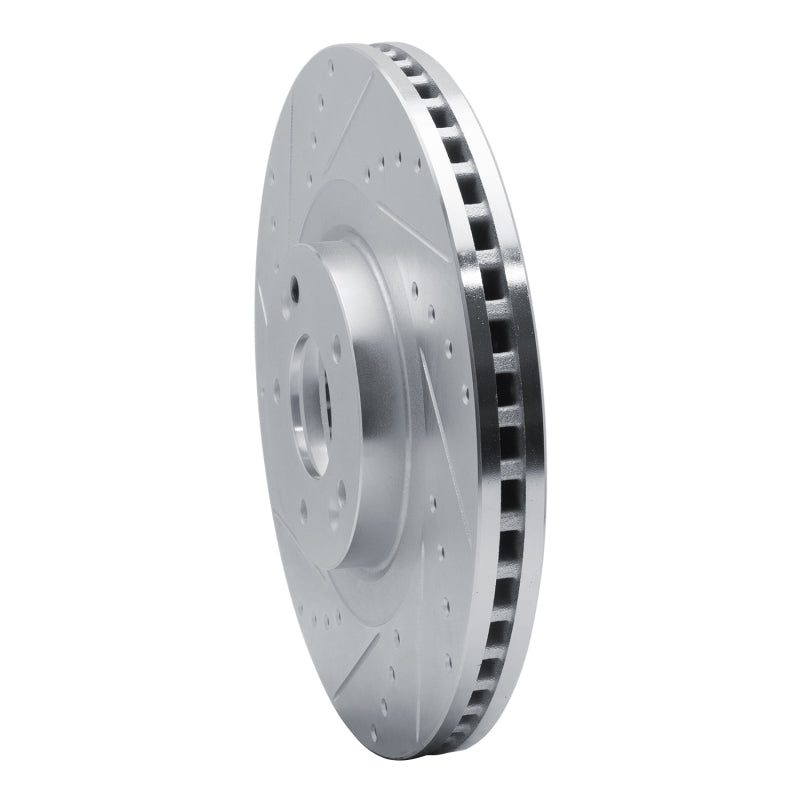R1 Concepts R1 20-25 Hyundai Palisade Front Left Drilled & Slotted Silver Brake Rotor