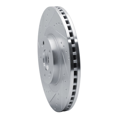 R1 Concepts R1 20-25 Hyundai Palisade Front Left Drilled & Slotted Silver Brake Rotor