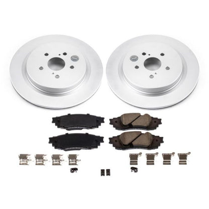 PowerStop Power Stop 16-18 Lexus RX350 Rear Z17 Evolution Geomet Coated Brake Kit