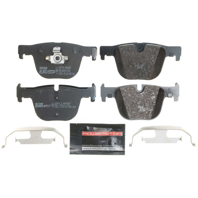 PowerStop Power Stop 13-15 BMW ActiveHybrid 3 Euro-Stop ECE-R90 Rear Brake Pads
