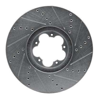 R1 Concepts R1 14-19 Ford Transit (Mexico) Front Left Drilled & Slotted Silver Brake Rotor