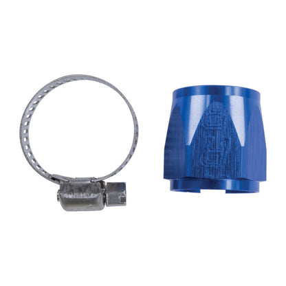 Russell Performance -10 AN Anodized Blue Tube Seal Hose End For 1/2in Heater Hose