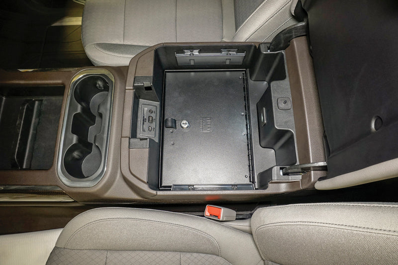 Tuffy Products Tuffy Console Safe W/ Keyed Lock For Chevrolet Silverado And Gmc Sierra W/ Flow Thru Console