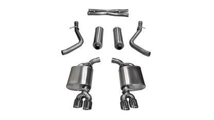 CORSA Performance Corsa 2015-2017 Dodge Challenger Sport Cat-Back Dual Rear Exit with Twin 3.5in Polished Pro-Seri