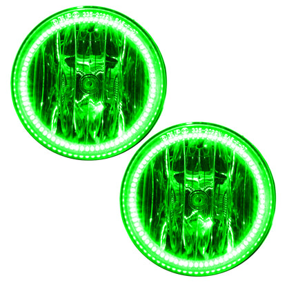 ORACLE Lighting Oracle 05-07 Jeep Liberty LED Fog Light Halo Kit - Green