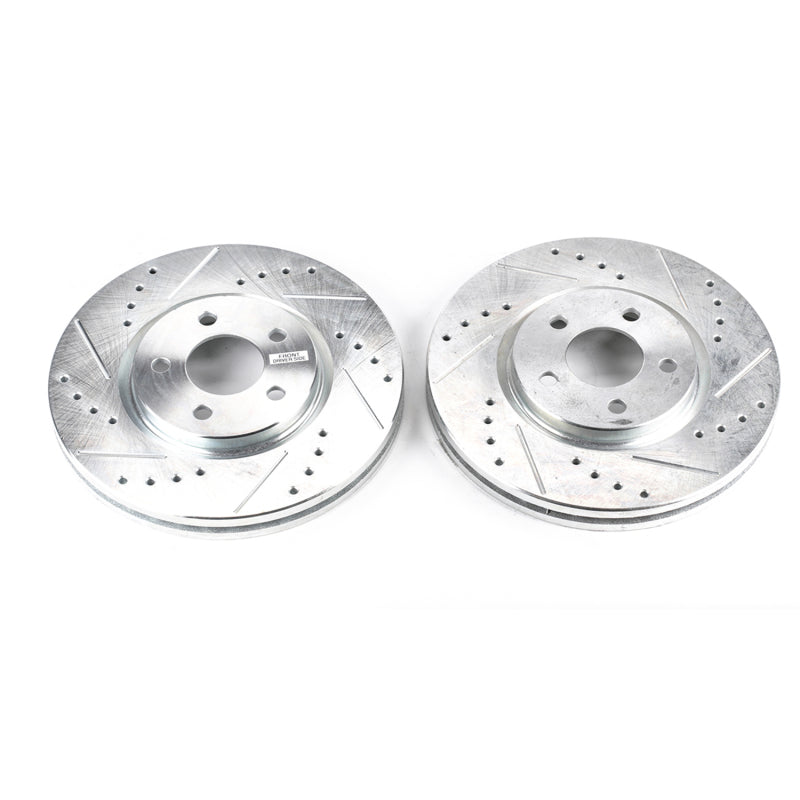 PowerStop Power Stop 03-09 Chrysler PT Cruiser Front Evolution Drilled & Slotted Rotors - Pair