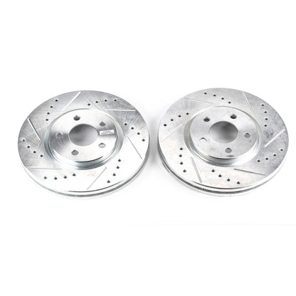 PowerStop Power Stop 03-09 Chrysler PT Cruiser Front Evolution Drilled & Slotted Rotors - Pair