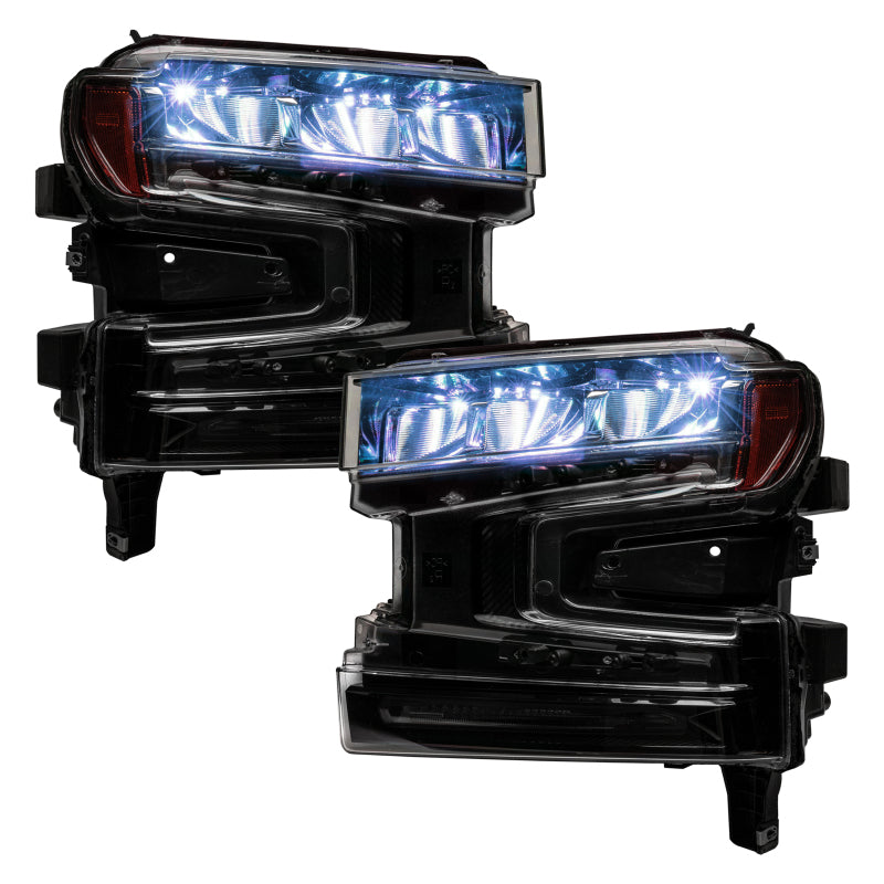 ORACLE Lighting Oracle 19-21 Silverado/Sierra 1500 RGB Demon Eye Headlight Kit - w/o Controller