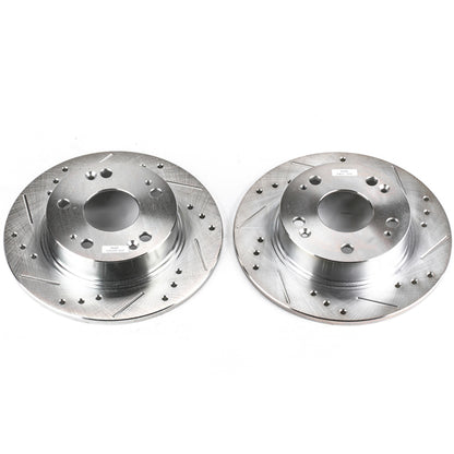 PowerStop Power Stop 04-08 Acura TSX Rear Evolution Drilled & Slotted Rotors - Pair