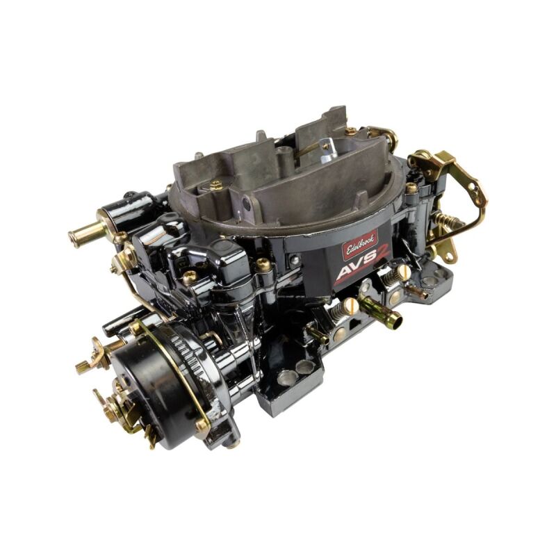 Edelbrock Carburetor AVS2 Series 650 CFM Electric Choke - Black Plasma Finish