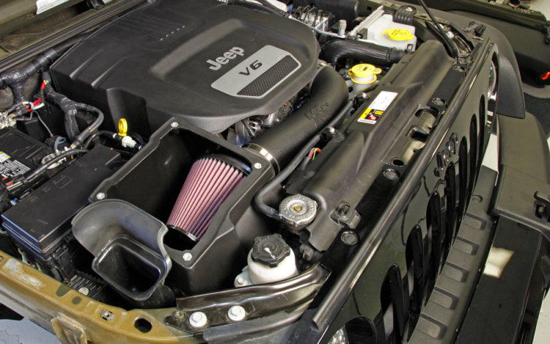 K&N Engineering K&N 12-18 Jeep Wrangler 3.6L V6 Performance Intake Kit w/ Snorkel