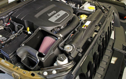 K&N Engineering K&N 12-18 Jeep Wrangler 3.6L V6 Performance Intake Kit w/ Snorkel