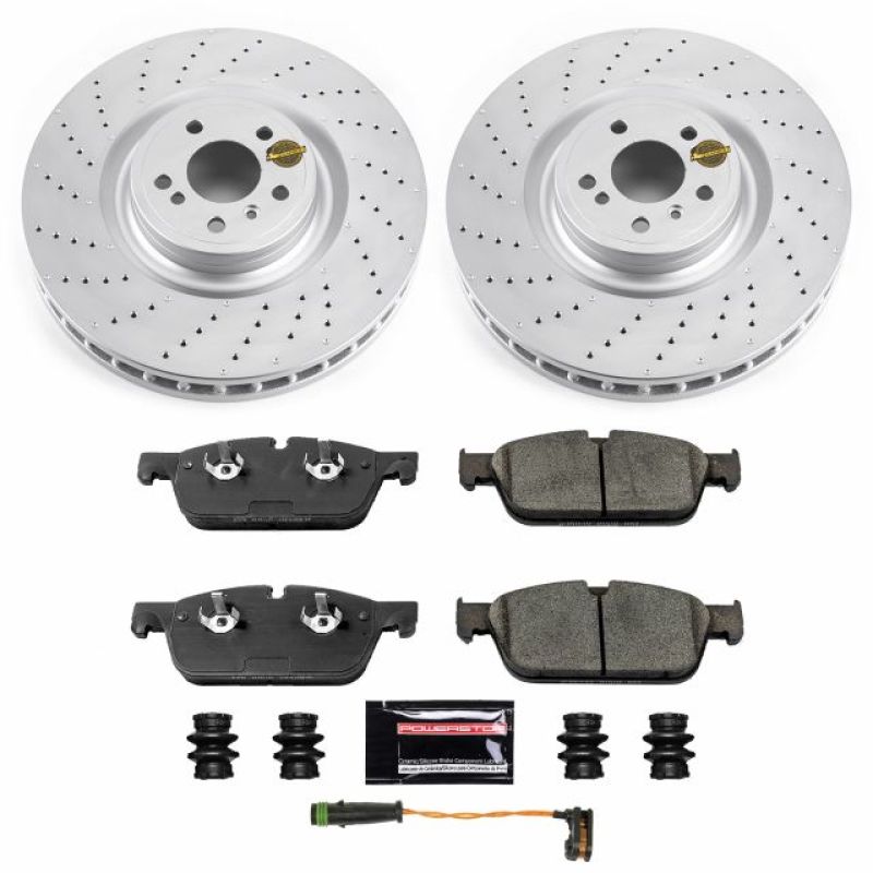 PowerStop Power Stop 17-18 Mercedes-Benz GLS550 Front Z23 Coated Brake Kit