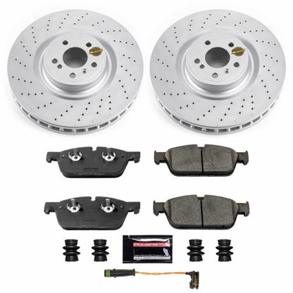 PowerStop Power Stop 17-18 Mercedes-Benz GLS550 Front Z23 Coated Brake Kit