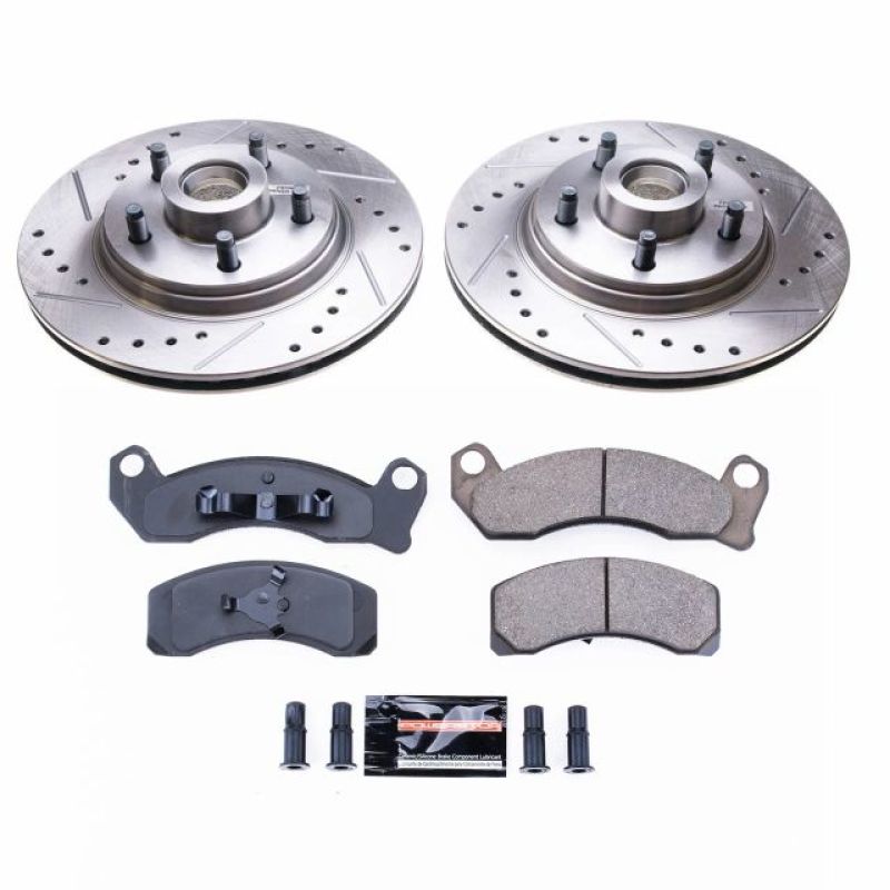 PowerStop Power Stop 84-86 Ford Mustang Front Z23 Evolution Sport Brake Kit