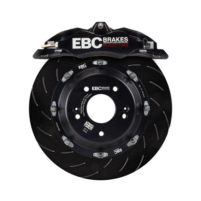 EBC Racing 2017+ Hyundai i-30 N 2.0T Black Apollo-4 Calipers 355mm Rotors Front Big Brake Kit