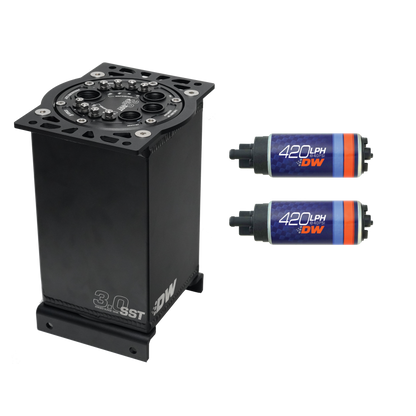 DeatschWerks 3.0L Staged Surge Tank w/ DW420 Fuel Pumps