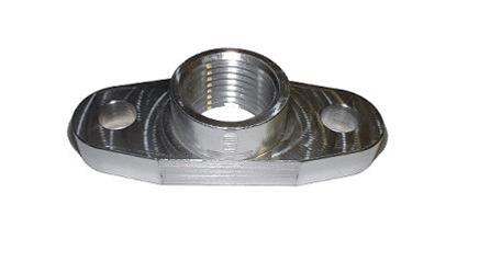 Torque Solution Billet Oil Feed Inlet Flange: Universal T3/T4 Turbos