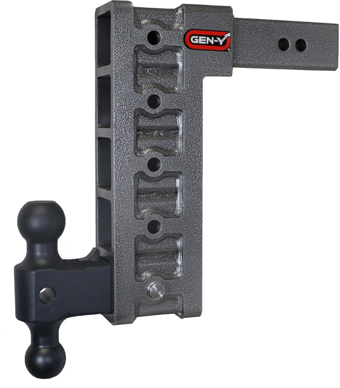GEN-Y Hitch Gen-Y Mega Duty 2.5in Shank 12in Drop 3K TW 21K Hitch w/GH-061 Dual-Ball