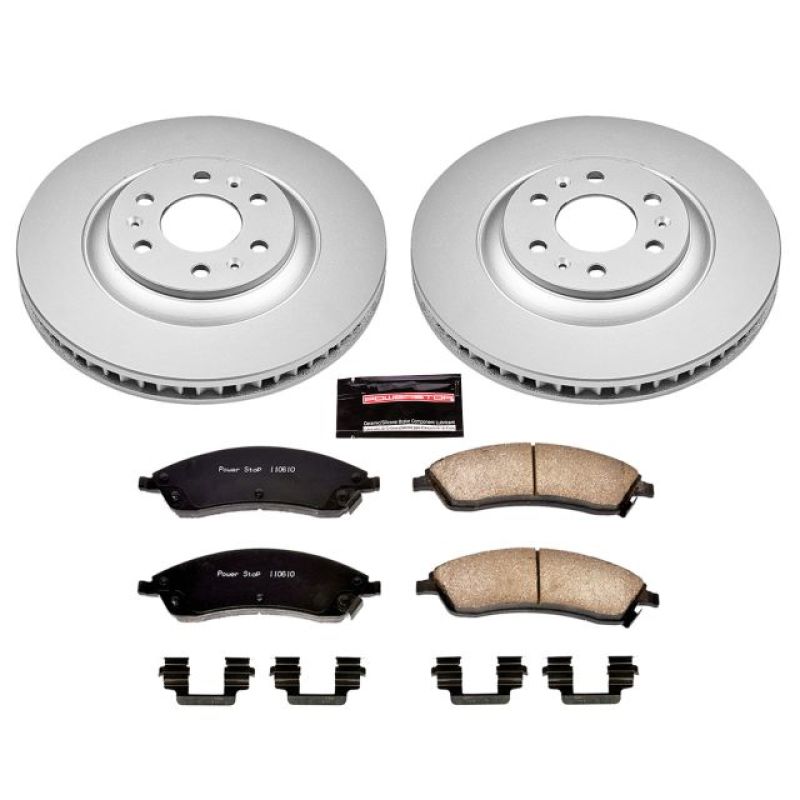 PowerStop Power Stop 04-09 Cadillac SRX Front Z17 Evolution Geomet Coated Brake Kit