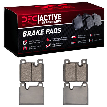 DFC 84-89 Porsche 911 Front Active Performance Pads - Low Metallic