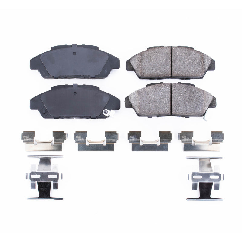 PowerStop Power Stop 90-93 Honda Accord Front Z17 Evolution Ceramic Brake Pads w/Hardware