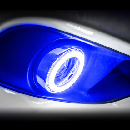 ORACLE Lighting Oracle 15-23 Dodge Challenger LED Surface Mount Projector Fog Halo Kit - Blue