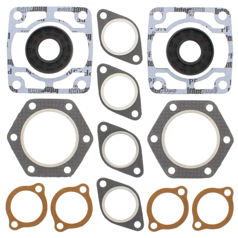 Vertex Pistons Vertex Gaskets 75-77 Polaris Electra Complete Gasket Kit w/ Oil Seals