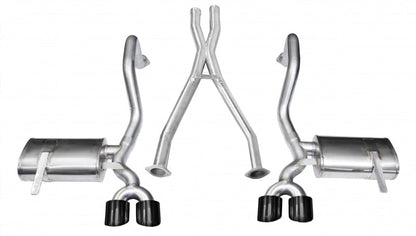 CORSA Performance Corsa 1997-2004 Chevrolet Corvette C5 Z06 5.7L V8 Black Xtreme Cat-Back + XO Exhaust