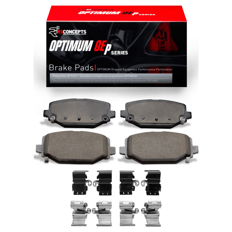 R1 Concepts R1 12-20 Chrysler Town & Country Rear Optimum OE Brake Pads & Hardware Kit