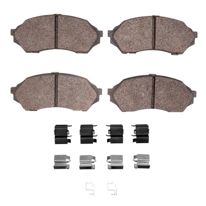 R1 Concepts R1 99-01 Mazda Protege Front Optimum OE Pads & Hardware Kit