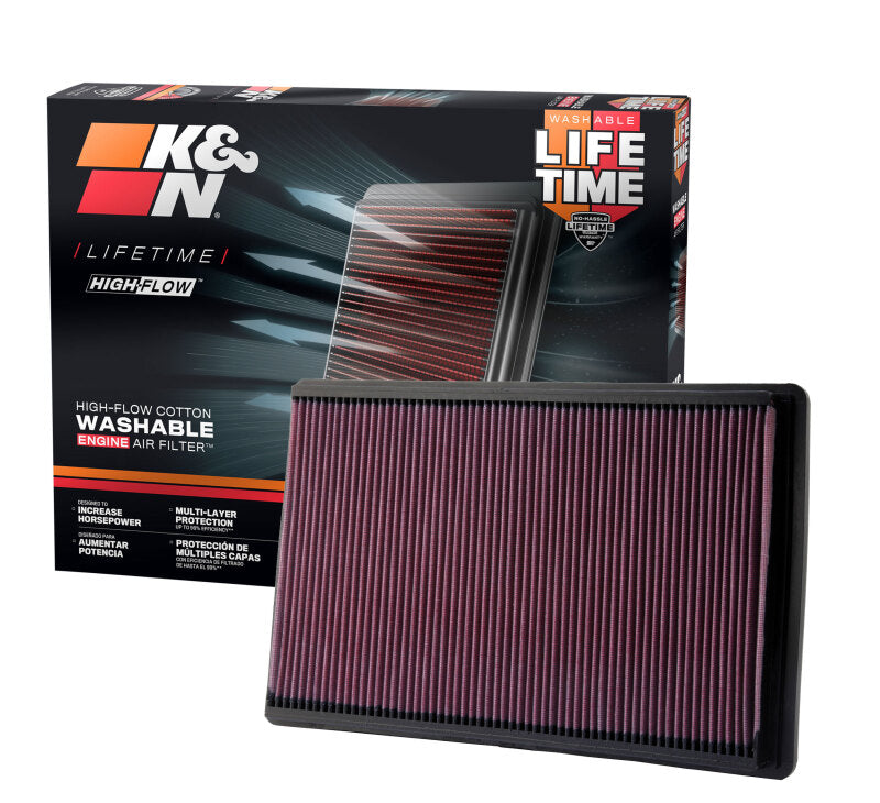 K&N Engineering K&N Replacement Air Filter AIR FILTER, CHEV CORVETTE 5.7L 90-96, PONT FIREBIRD 5.7L 96-97