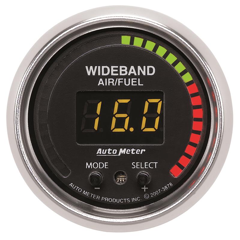 Autometer GS 52mm AFR or LAMBDA Digital Wideband Air/Fuel Ratio PRO Wideband A/F Kit