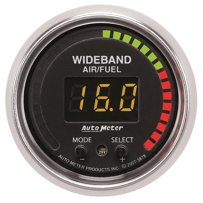 Autometer GS 52mm AFR or LAMBDA Digital Wideband Air/Fuel Ratio PRO Wideband A/F Kit