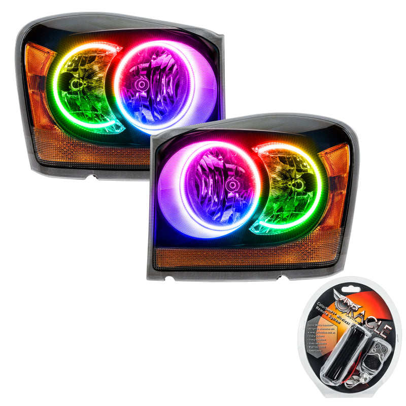 ORACLE Lighting Oracle 04-06 Dodge Durango SMD HL - Black - ColorSHIFT