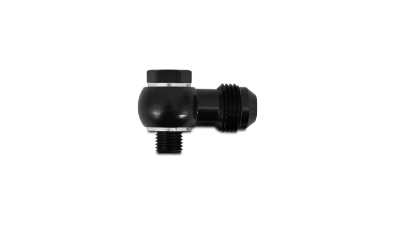 Vibrant Single -8AN 3/8-24 Aluminum Male Banjo Adapter Assembly