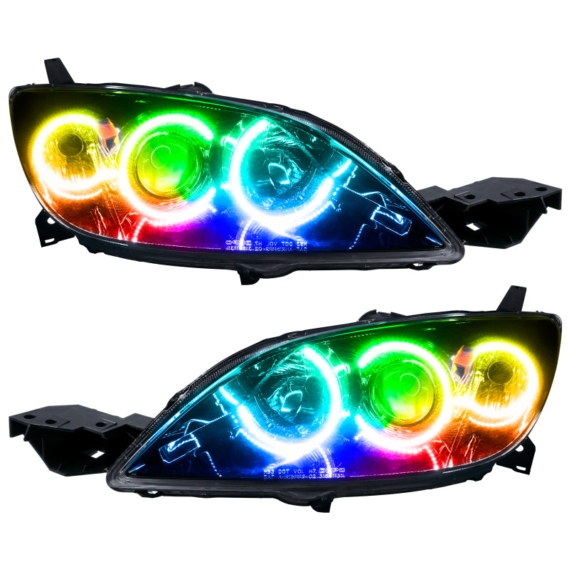 ORACLE Lighting Oracle 04-09 Mazda 3 SMD HL - Hatchback - Halogen Style - ColorSHIFT w/o Controller
