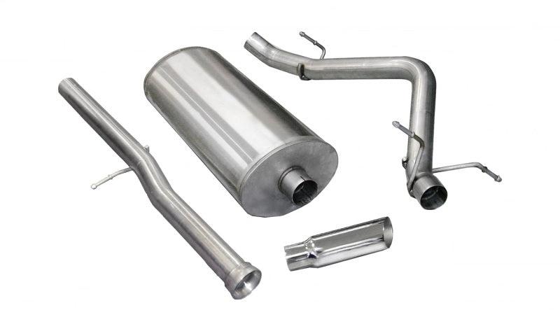 CORSA Performance Corsa 2011-2013 Chevrolet Silverado Crew Cab/Short Bed 1500 6.2L V8 Polished Sport Cat-Back Exhaust