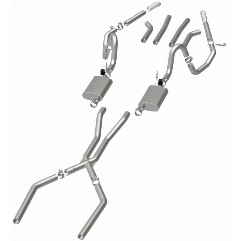 MagnaFlow Sys Cat-Back 68-72 GM A-Body Chevelle et