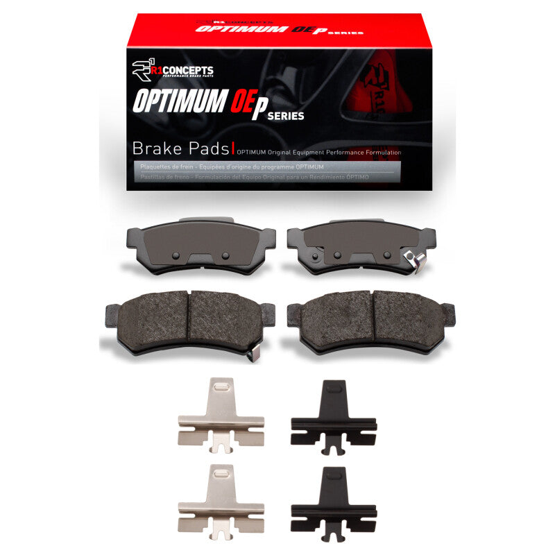 R1 Concepts R1 07-16 Chevrolet Optra (Mexico) Rear Optimum OE Pads & Hardware Kit