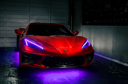 ORACLE Lighting Oracle 20-21 Chevy Corvette C8 RGB+A Headlight DRL Kit - ColorSHIFT w/o Controller