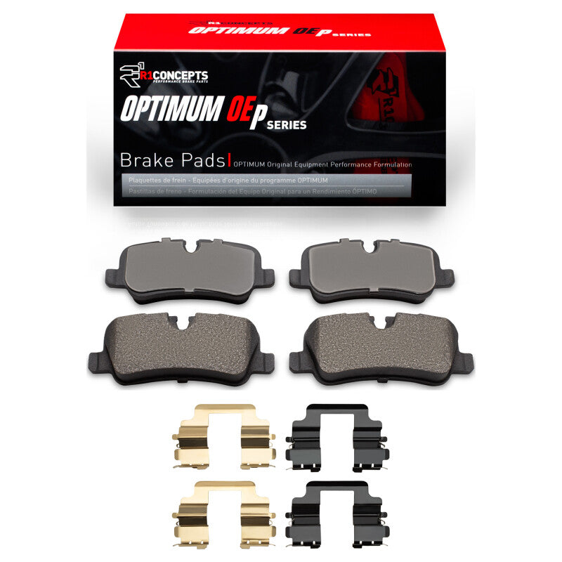 R1 Concepts R1 2010-2013 Land Rover Range Rover Sport Rear R1 Optimum OE Pads & Hardware Kit